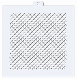 Изображение Трафарет "Мелкая рыбья чешуя"